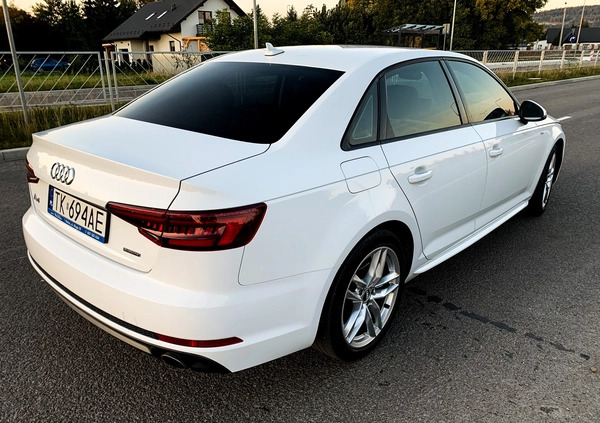 Audi A4 cena 93500 przebieg: 115000, rok produkcji 2017 z Kielce małe 379